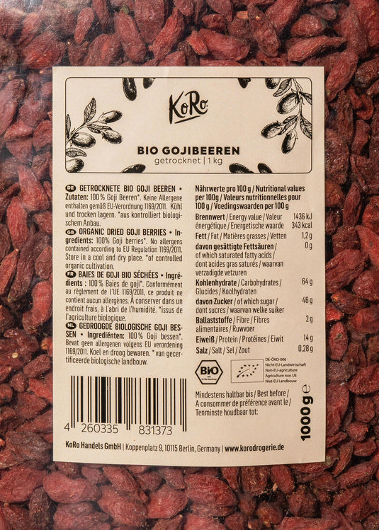 Bio Goji Beeren - 1 Kg